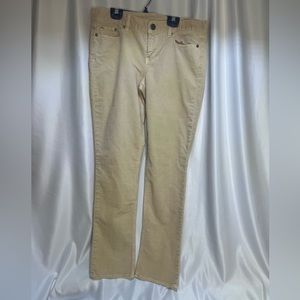 J.CREW City Fit Tan Corduroy Pants - Women Size 29R